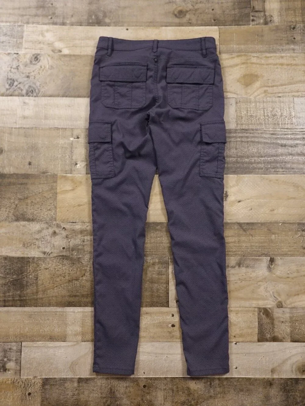 prAna Meme Cargo Pant Women’s Size 2 Eggplant Purple Utility Travel Outdoor - Picture 9 of 12